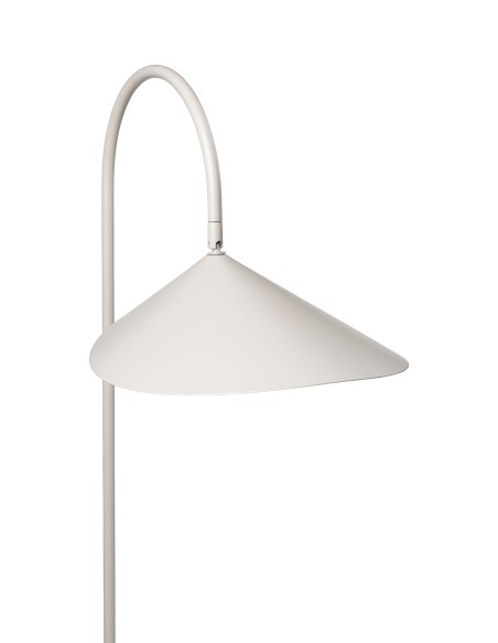 Lámpara de Pie ARUM, Metal / Mármol Beige - Ferm Living
