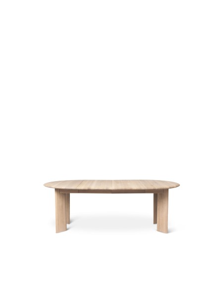 Mesa BEVEL Ext x2, de Comedor, Roble Blanco - Ferm Living; 1102762851