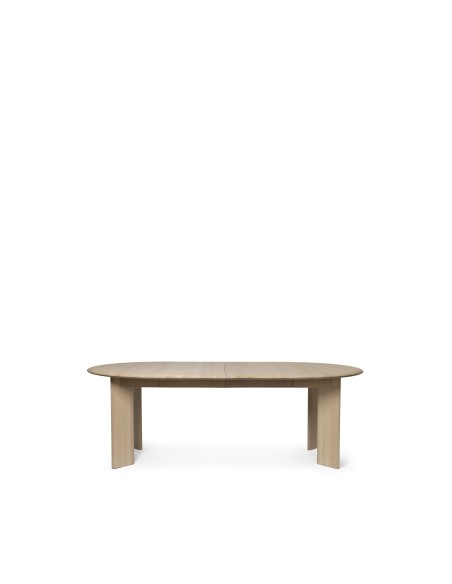 Mesa BEVEL Ext x2, de Comedor, Haya Blanca - Ferm Living; 1104267443