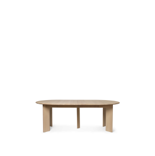 Mesa BEVEL Ext x2, de Comedor, Haya Blanca - Ferm Living; 1104267443