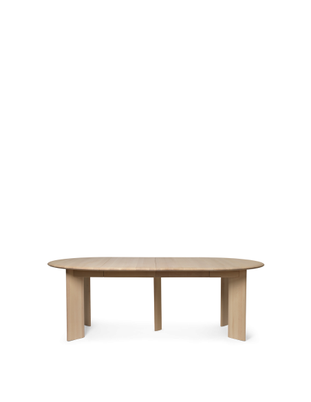 Mesa BEVEL Ext x2, de Comedor, Haya Blanca - Ferm Living; 1104267443