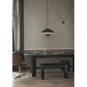 Mesa BEVEL Ext x2, de Comedor, Haya Negra - Ferm Living; 1104268281 2