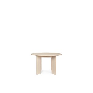 Mesa BEVEL Ø117 cm, de Comedor, Haya Blanca - Ferm Living; 1104268283