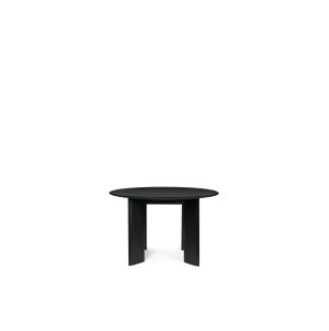 Mesa BEVEL Ø117 cm, de Comedor, Haya Negra - Ferm Living; 1104268284