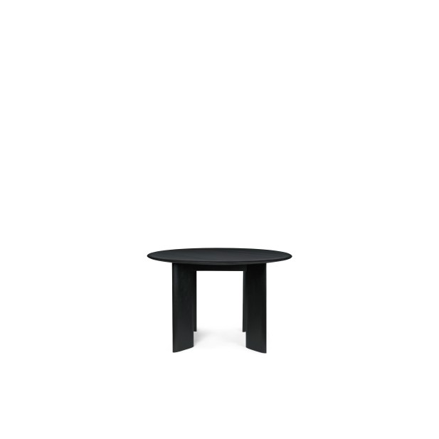 Mesa BEVEL Ø117 cm, de Comedor, Haya Negra - Ferm Living; 1104268284
