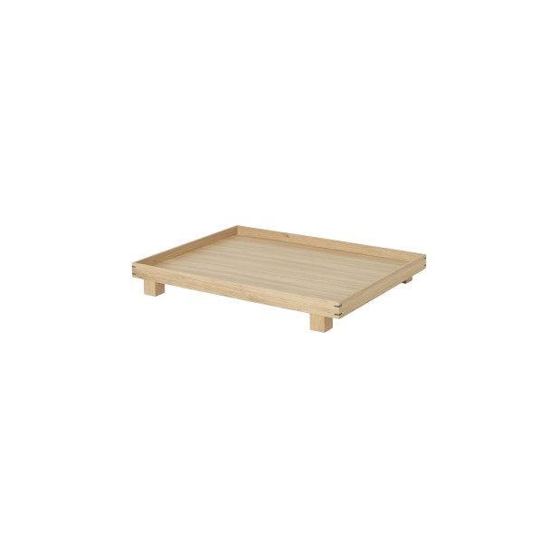 Bandeja de Madera BON Grande, Roble Natural - Ferm Living; 3399