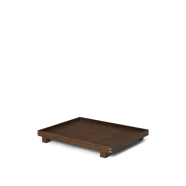 Bandeja de Madera BON Grande, Roble Ahumado - Ferm Living; 1104270018