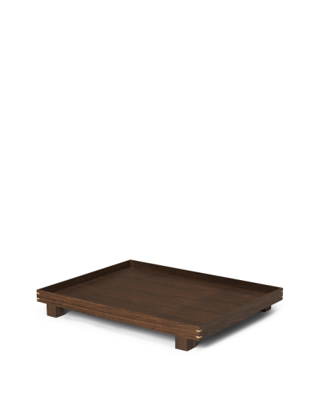 Bandeja de Madera BON Grande, Roble Ahumado - Ferm Living; 1104270018