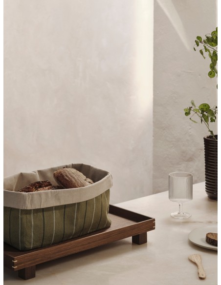 Bandeja de Madera BON Grande, Roble Ahumado - Ferm Living