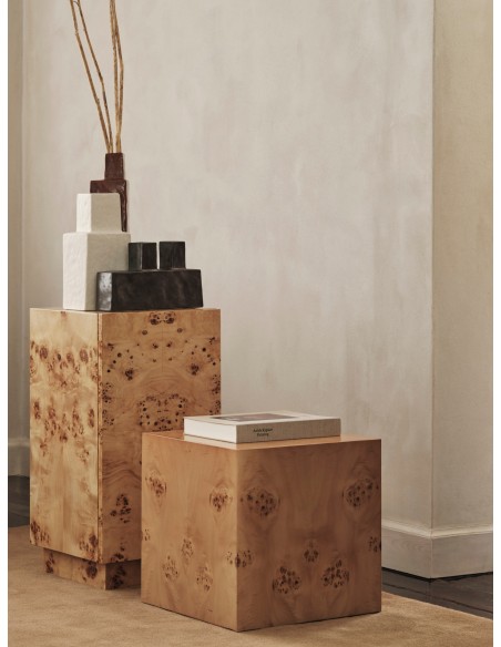 Mesa Auxiliar BURL, Álamo Natural - Ferm Living