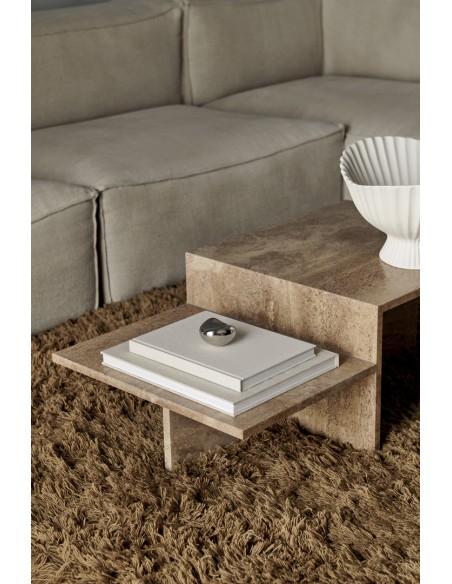 Mesa de Centro DISTINCT, Mármol Marrón Oscuro - Ferm Living