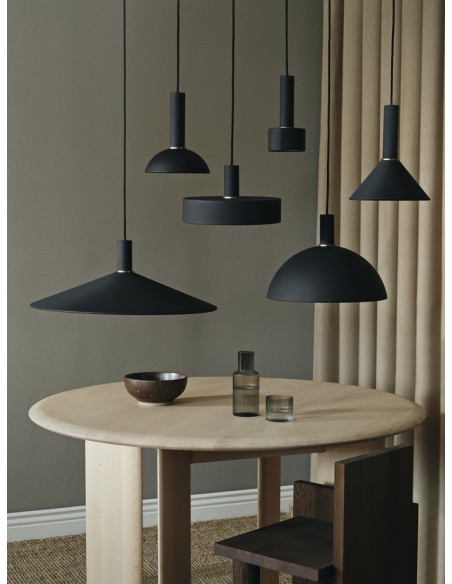Pantalla Cónica para Lámpara COLLECT, Metal Negro - Ferm Living
