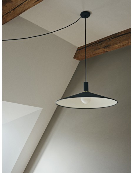 Pantalla Cónica para Lámpara COLLECT, Metal Negro - Ferm Living