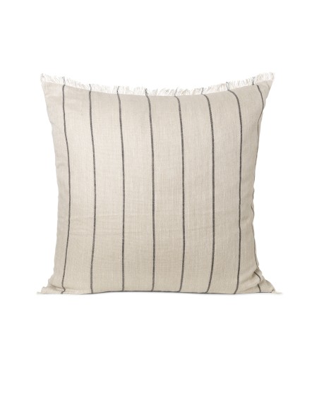 Cojín CALM Grande, Textil Camel / Negro - Ferm Living; 1102842853