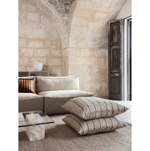Cojín CALM Grande, Textil Camel / Negro - Ferm Living; 1102842853 2