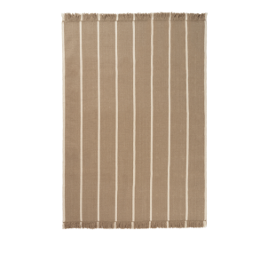 Alfombra Kelim CALM 140x200 cm - Arena/Blanco - Ferm Living 1104268445