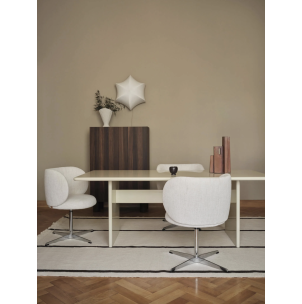 Alfombra Kelim CALM 140x200cm, Blanco/Marrón - Ferm Living; 1104268448 2