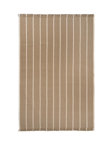 Alfombra Kelim CALM 200x300 cm, Arena/Blanco - Ferm Living; 1104268446