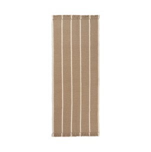 Alfombra Kelim CALM 80x200 cm, Arena/Blanco - Ferm Living; 1104268450