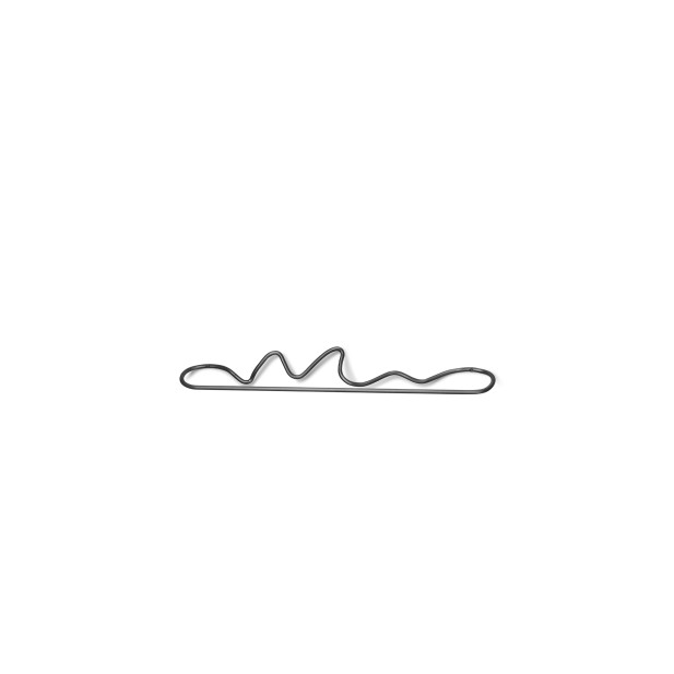 Colgador de Toallas CURVATURE, Latón Negro - Ferm Living; 1104263724