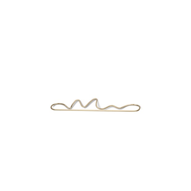 Colgador de Toallas CURVATURE, Latón - Ferm Living; 1104263288