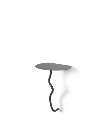 Mesa de Pared CURVATURE, Latón Negro - Ferm Living