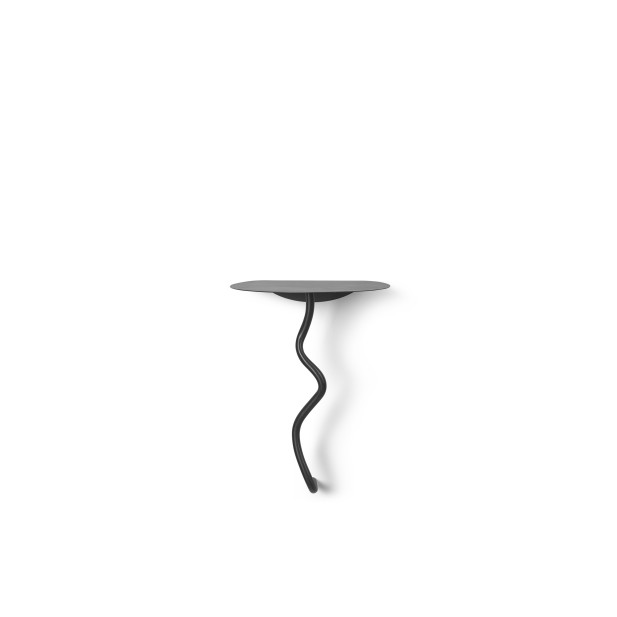 Mesa de Pared CURVATURE, Latón Negro - Ferm Living; 1104267227