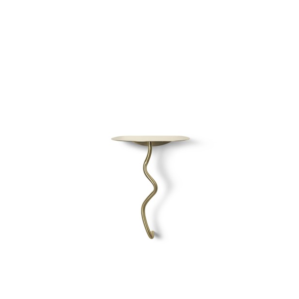 Mesa de Pared CURVATURE, Latón - Ferm Living