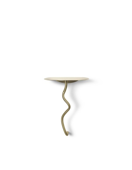 Mesa de Pared CURVATURE, Latón - Ferm Living