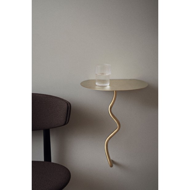 Mesa de Pared CURVATURE, Latón - Ferm...