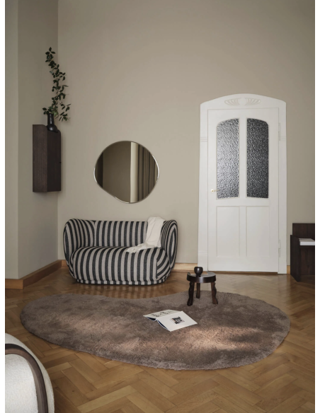 Alfombra FORMA Grande, Lana Marrón Ceniza - Ferm Living