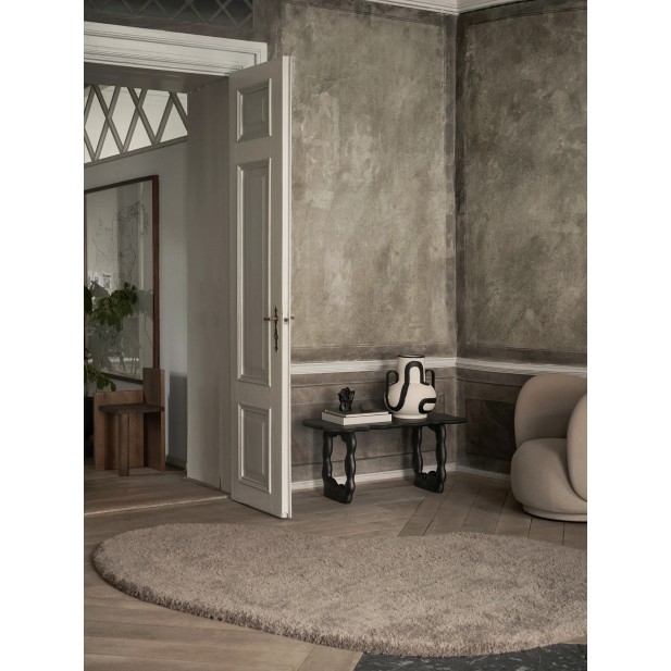 Alfombra FORMA Grande, Lana Marrón...