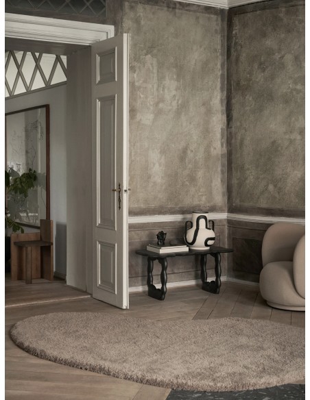 Alfombra FORMA Grande, Lana Marrón Ceniza - Ferm Living