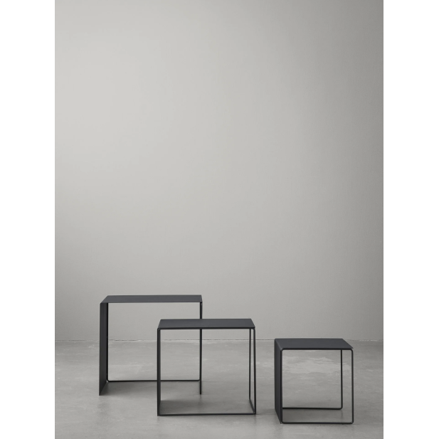 Set 3 Mesas Nido CLUSTER, Metal Negro...