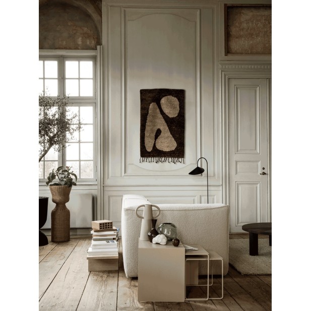 Set 3 Mesas Nido CLUSTER, Metal Beige...