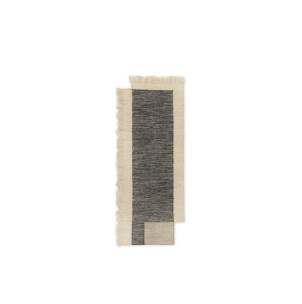 Alfombra COUNTER 80x200 cm - Carbón / Blanco - Ferm Living; 1104268145