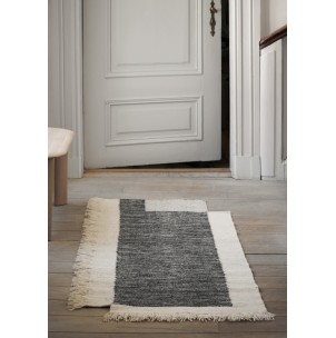 Alfombra COUNTER 80x200 cm - Carbón / Blanco - Ferm Living; 1104268145 2