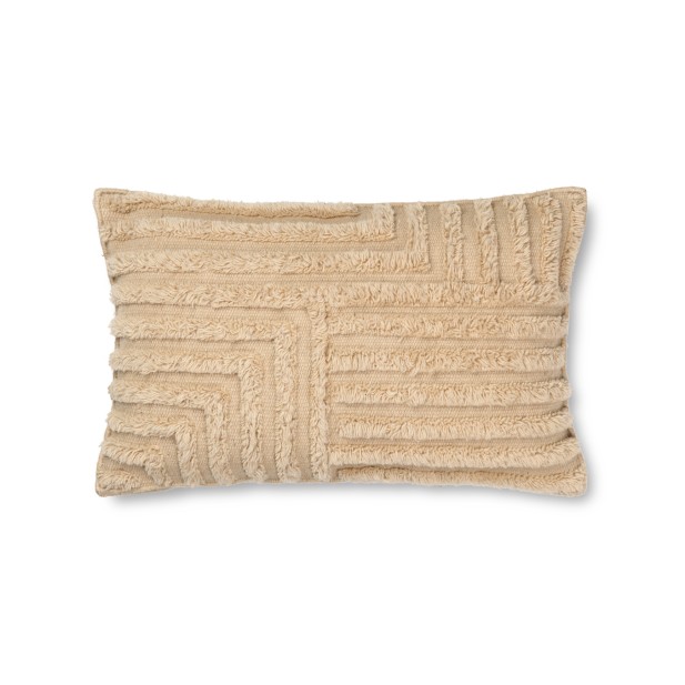 Cojín CREASE Mediano 40x60 cm, Lana Arena - Ferm Living; 1104264623