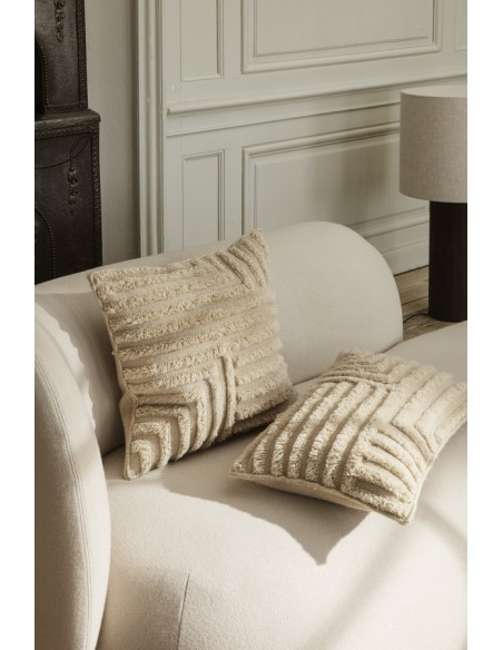 Cojín CREASE Mediano 40x60 cm, Lana Arena Clara - Ferm Living