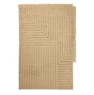 Alfombra CREASE Pequeña 200x140cm, Lana Arena - Ferm Living 1104264661
