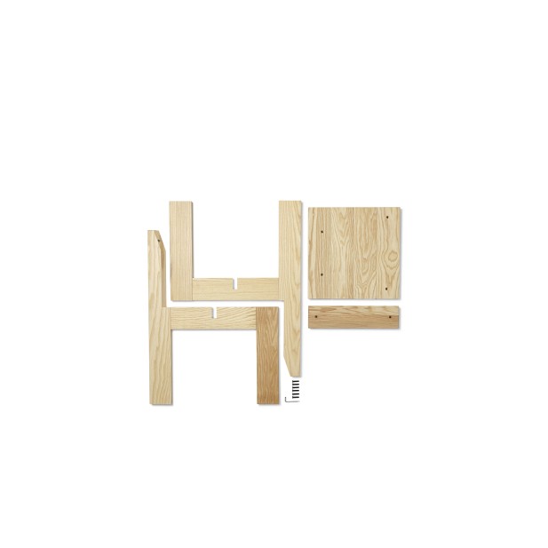 Silla de Comedor ARK, Madera Natural... Silla de Comedor ARK, Madera Natural...