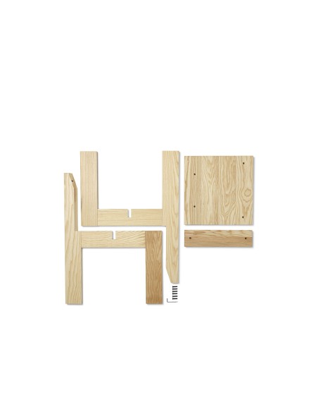 Silla de Comedor ARK, Madera Azul - Ferm Living