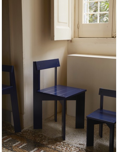 Silla de Comedor ARK, Madera Azul - Ferm Living