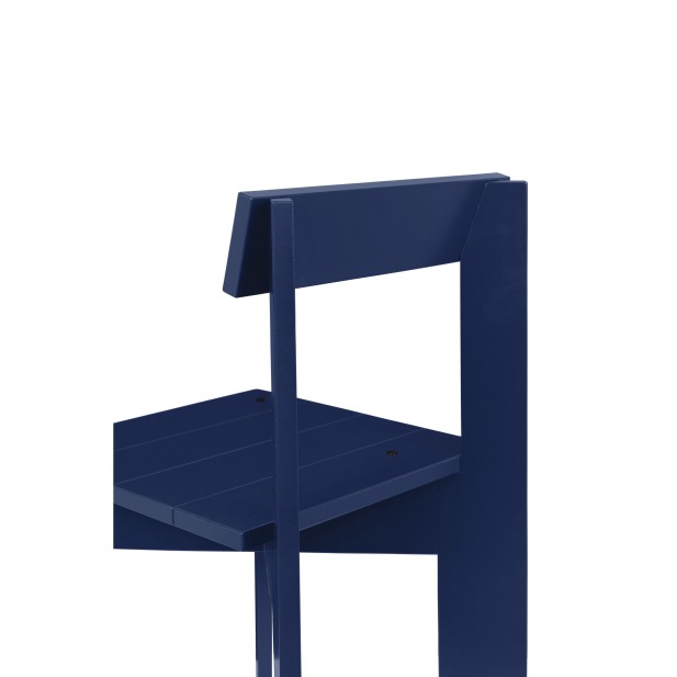 Silla de Comedor ARK, Madera Azul -... Silla de Comedor ARK, Madera Azul -...