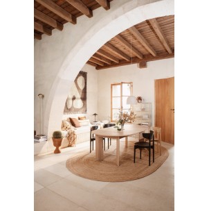 Alfombra Ovalada ETERNAL 240x140cm, Yute Nat - Ferm Living; 1104263335 2