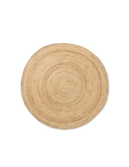 Alfombra Redonda ETERNAL Ø240cm, Yute Natural - Ferm Living 1104263341