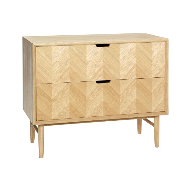 Cajonera HERRINGBONE, Natural - Hübsch