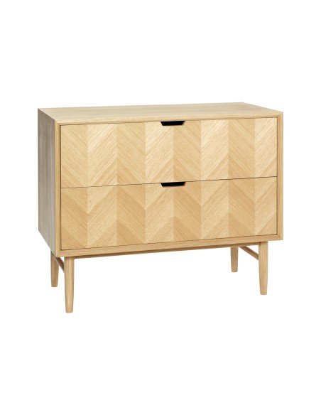 Cajonera HERRINGBONE, Natural - Hübsch