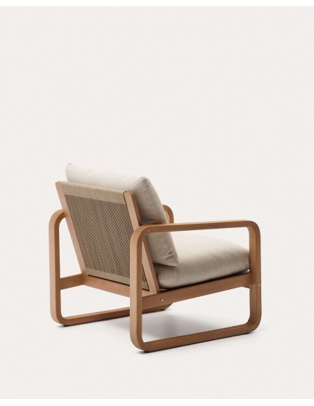 Sillón Sacaleta, madera maciza eucalipto FSC 100% - Kave Home; J1700035JJ12
