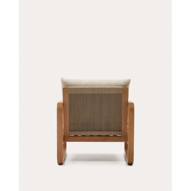 Sillón Sacaleta, madera maciza eucalipto FSC 100% - Kave Home; J1700035JJ12